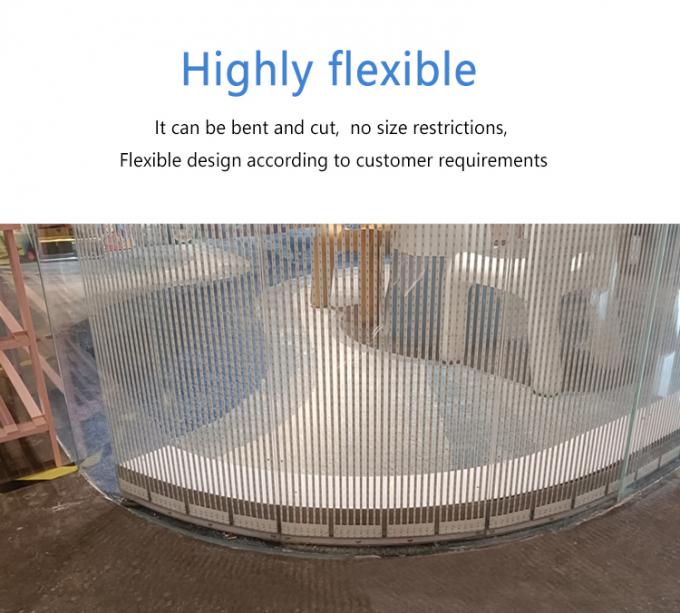 P20 P30 P40 สกรีนหนัง LED ผ้าม่านกระจกขนาดใหญ่ ผนังโฆษณา 3