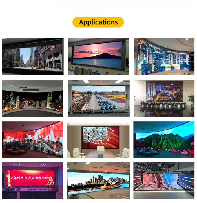 COB หน้าจอ LED ภายในห้อง P0.6 P0.78 P0.93 P1.25 P1.56 4K 8K แพนล์ ไฮเดฟินิชั่น LED สําหรับการตั้งและติดตั้งกําแพงวิดีโอภายในห้อง 12