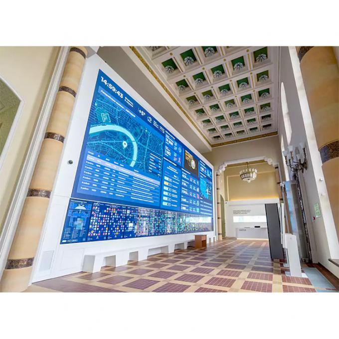 โป้อัลลูมิเนียมภายใน LED Video Wall Fine Pitch สําหรับการใช้งานภายในและภายนอก 22