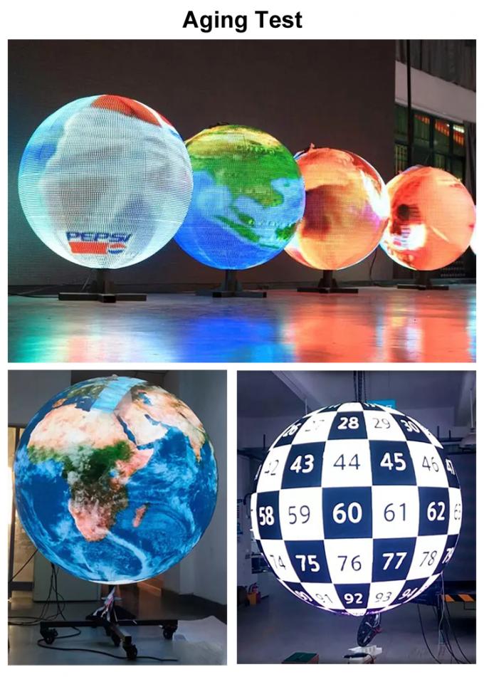 LED Ball And Creative Circular Cube Cylinder Curved Rgb Flexible LED Screen Indoor P2 P3 P4 กลม ดวงจร LED 1
