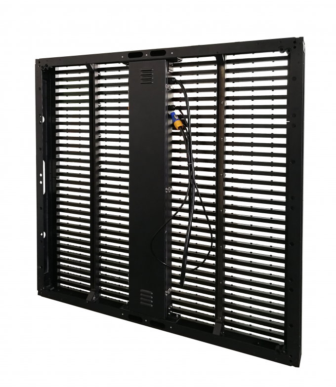 LED 3 มิติโปร่งกระจกกระจกกระจก LED โปร่งโฆษณาในบ้าน โปร่ง LED ในบ้าน 2