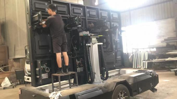 ภายนอก LED โทรศัพท์มือถือจอ trailer ใบโฆษณา LED จอแสดงผล LED-จอ- trailer 1