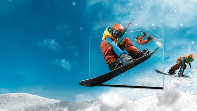 หน้าโปร่ง P3.91 Holographic Led Screen Full Color Led Display Screen Holographic Invisible Invisible Led Screen สีเต็ม สีเต็ม สีเต็ม สีเต็ม สีเต็ม 4