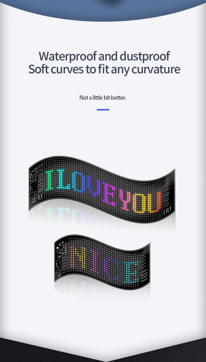 จอป้ายรถยนต์ LED 16 * 64 โปรแกรมได้ USB 5V RGB รูปแบบการเคลื่อนไหวข้อความ DIY กระดานเลื่อน Remote Control โฆษณาจอ LED 6