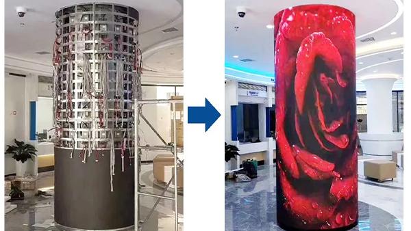 ปรับแต่งหน้าจอ LED นุ่ม ช่องจอทีวี P3 ภายใน ผัง LED นุ่ม ราคาหน้าจอเซ็กซี่ 3