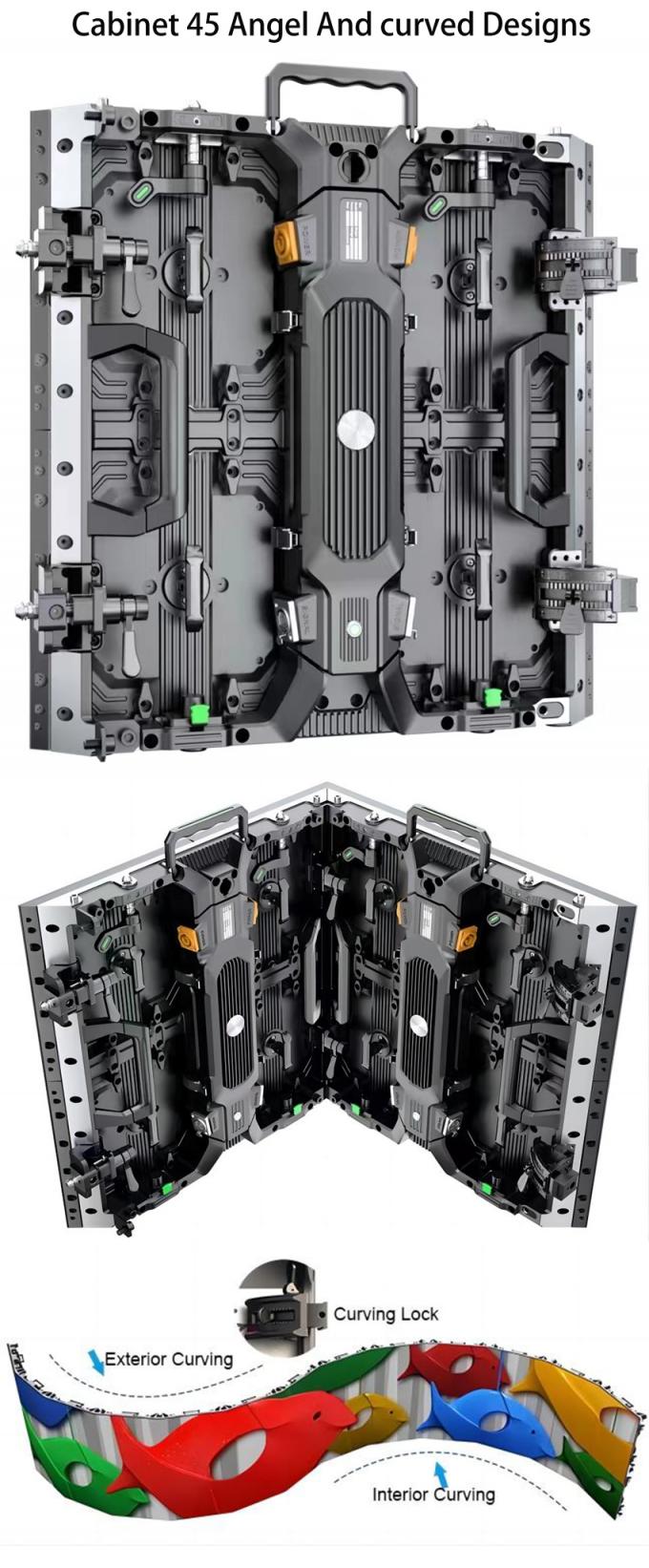 หน้าจอ LED ภายในภายนอก P1.56 P1.95 P2.6 P2.97 P3.91 สําหรับแผ่นจอติดผนังวิดีโอด้านหลังเวที 2