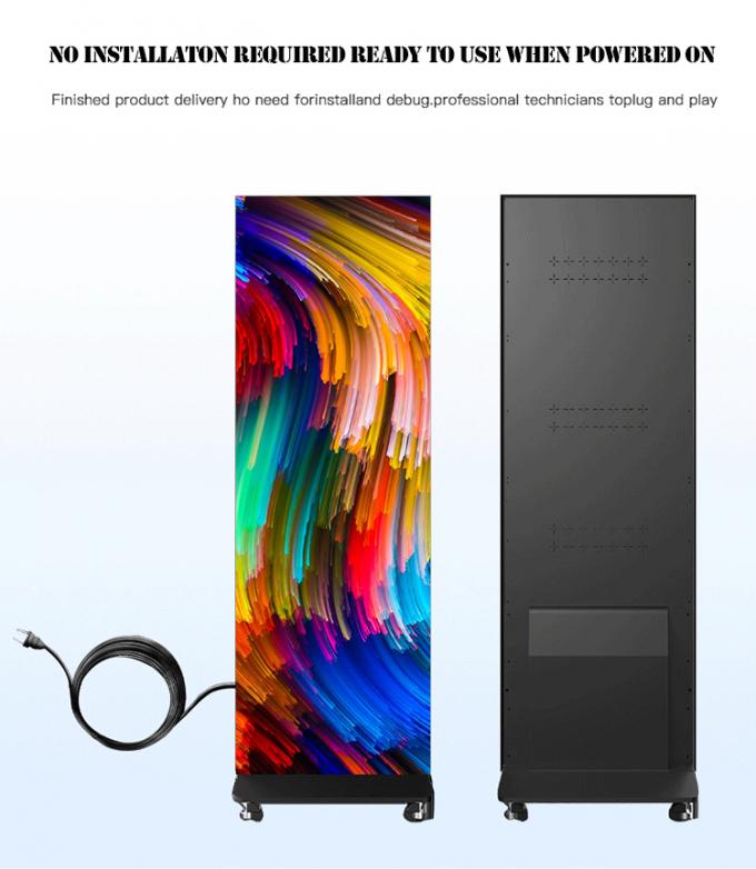 P2.5 โปสเตอร์ LED พับได้ โปสเตอร์ LED ในร่ม โชว์สินค้าโฆษณา 4