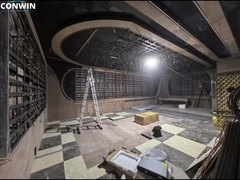 ภายใน HD LED Display พิกเซล 1.53 มิลลิเมตร Ultra Slim อลูมิเนียม LED Video Wall Panel