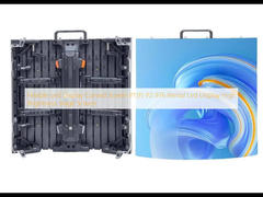 หน้าจอโค้ง LED แบบยืดหยุ่น P1.95 P2.976 จอแสดงผล LED สำหรับเช่า ความสว่างสูง หน้าจอเวที